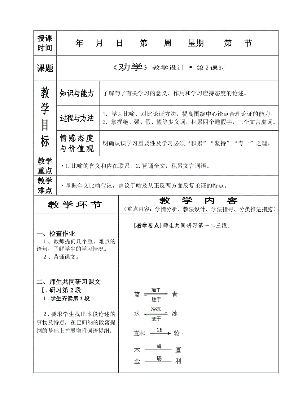 《荀子.劝学》教学设计.doc_第1页