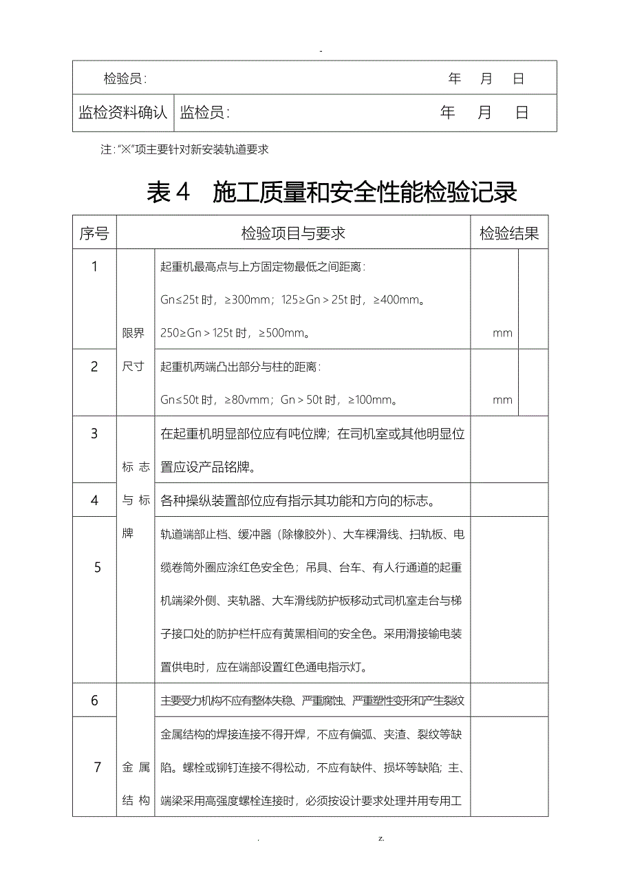 起重机安装基础于土建验收证明_第4页