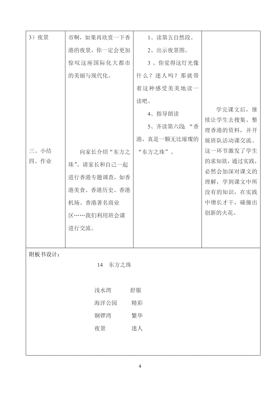 东方之珠教学_第4页