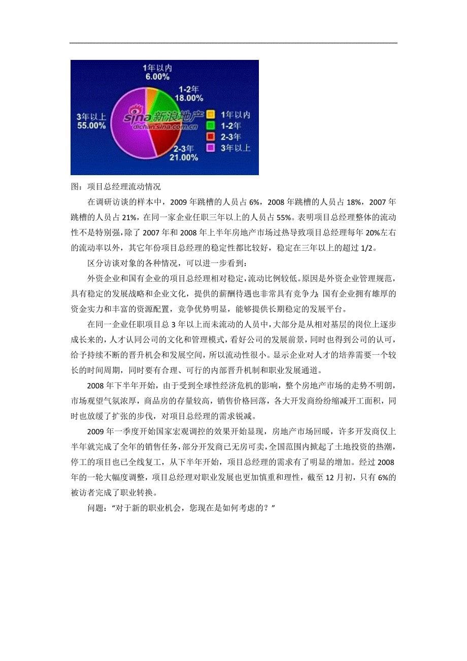 《中国房地产行业企业人才流动趋势分析报告》(42页)_第5页