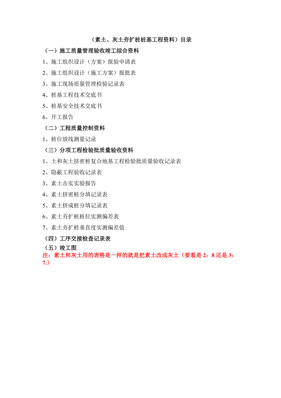 素土灰土挤密桩桩基资料目录_第1页