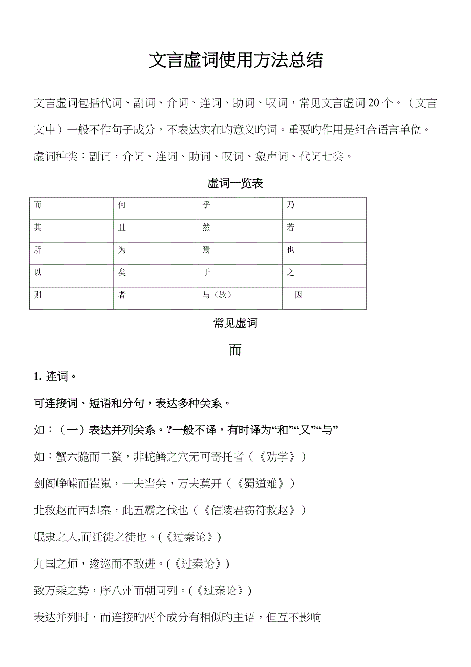 2023年文言虚词归纳_第1页