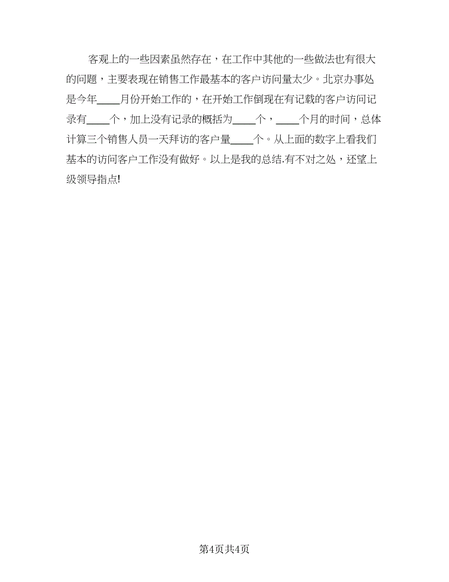 销售助理年中工作总结及下半年工作计划（2篇）.doc_第4页