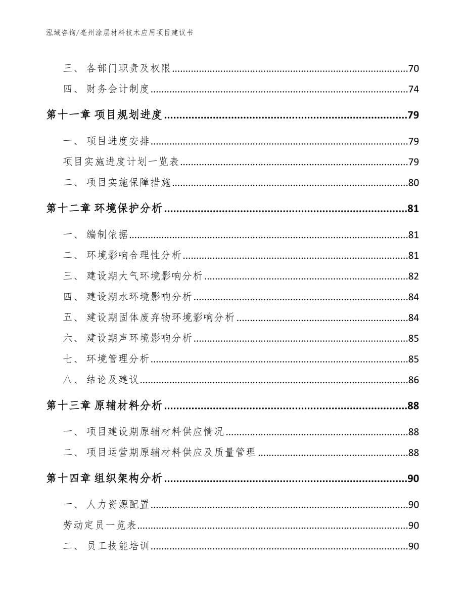 亳州涂层材料技术应用项目建议书（模板参考）_第5页