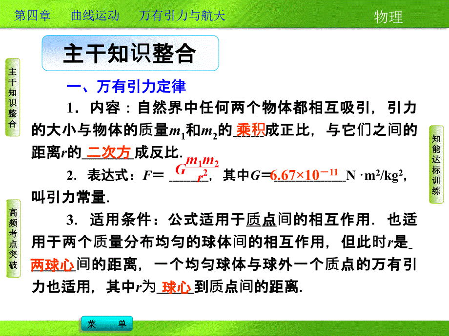 万有引力与航天课件_第2页