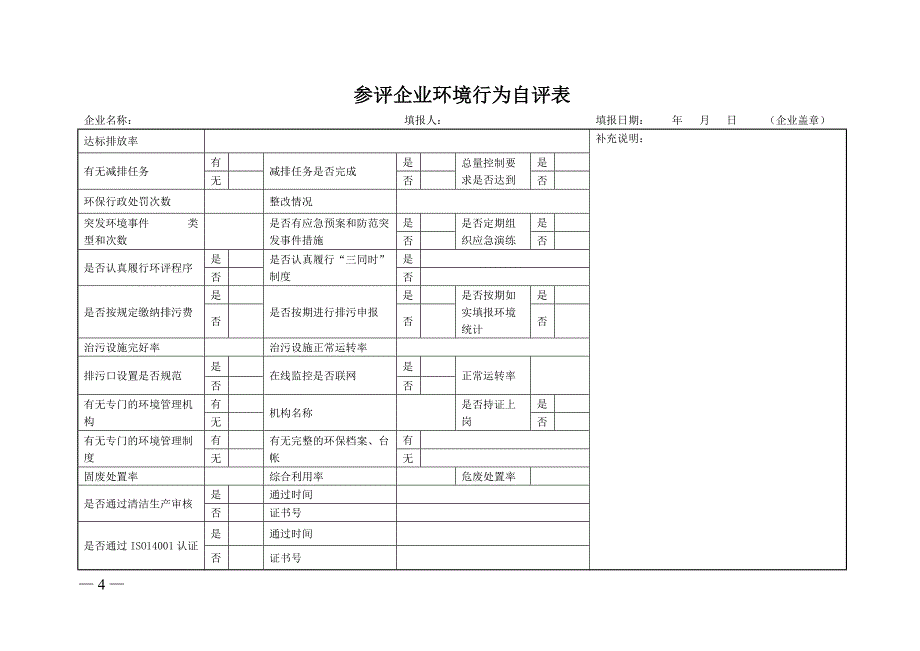 长江三角洲地区环境行为信息评价标准_第4页