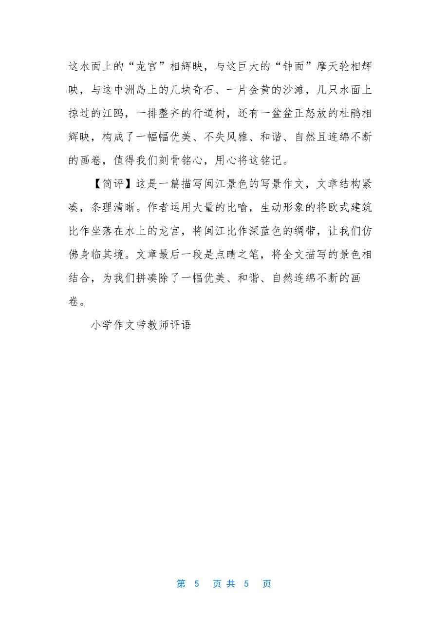 小学作文带教师评语-小学作文教师评语.docx_第5页