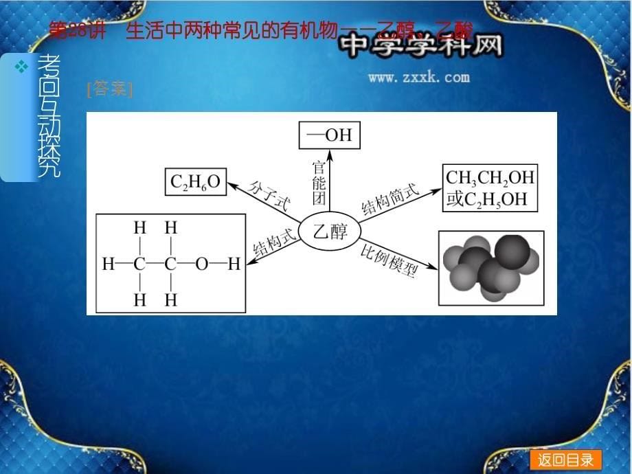 新课标通用版：第28讲生活中两种常见的有机物——乙醇、乙酸49ppt_第5页