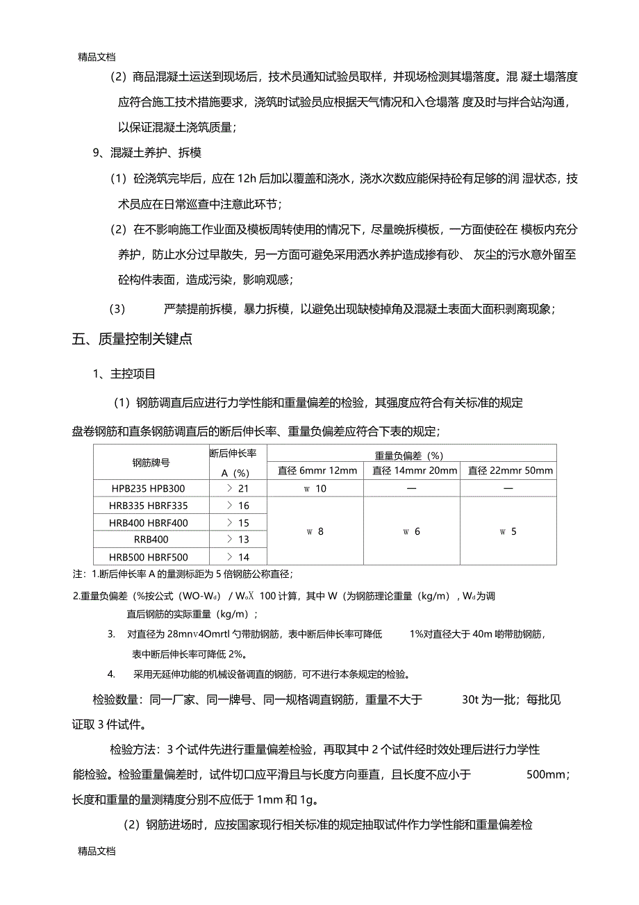 最新冠梁砼腰梁及支撑质量控制要点资料_第4页