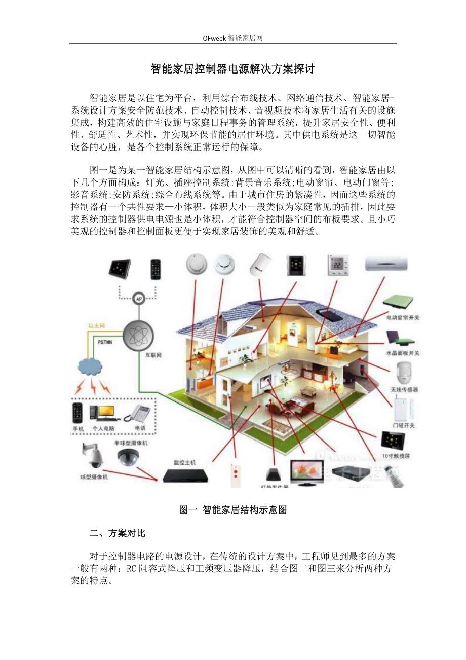 智能家居控制器电源解决方案探讨_第1页