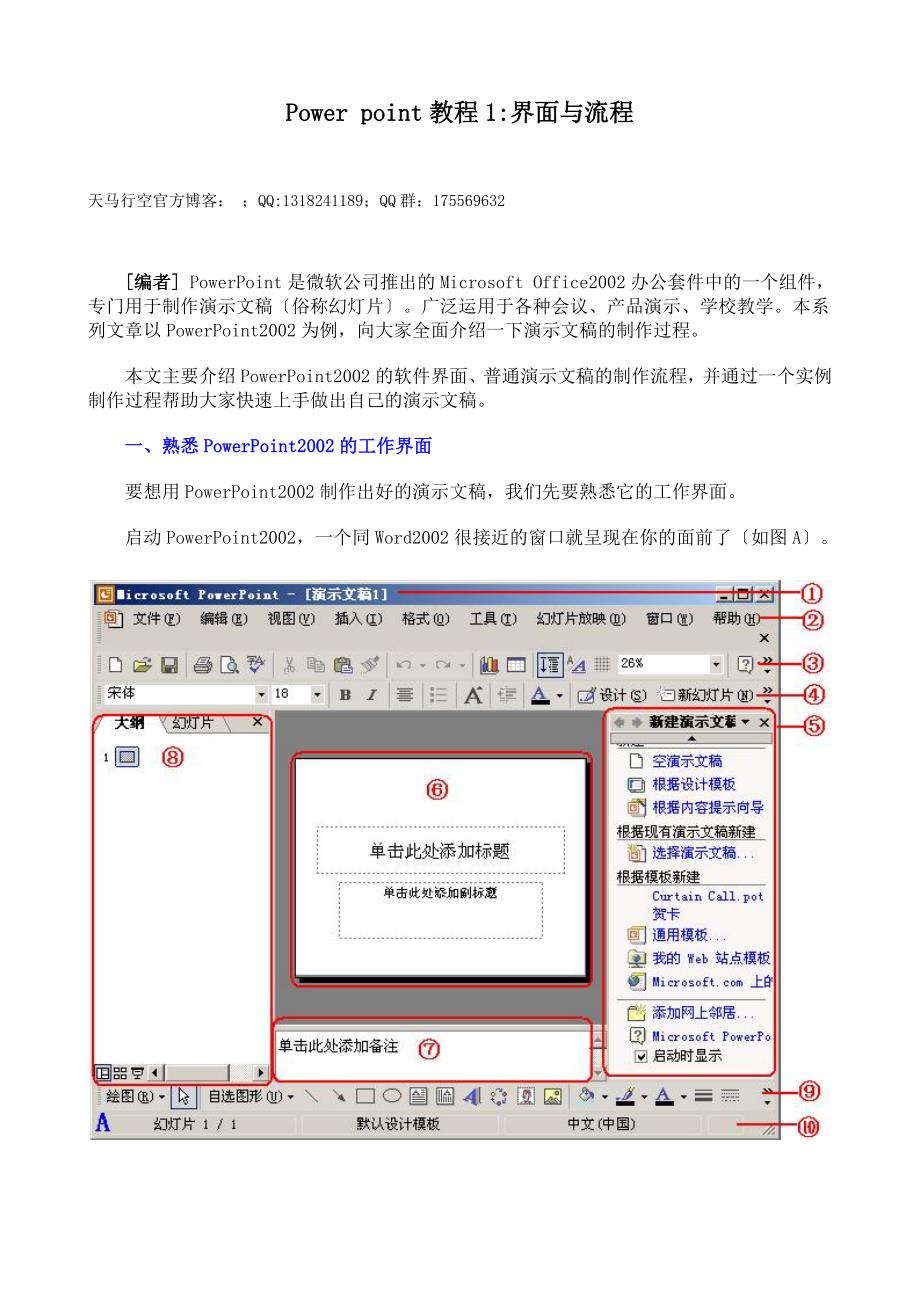 Powerpoint教程1：熟悉界面_第1页