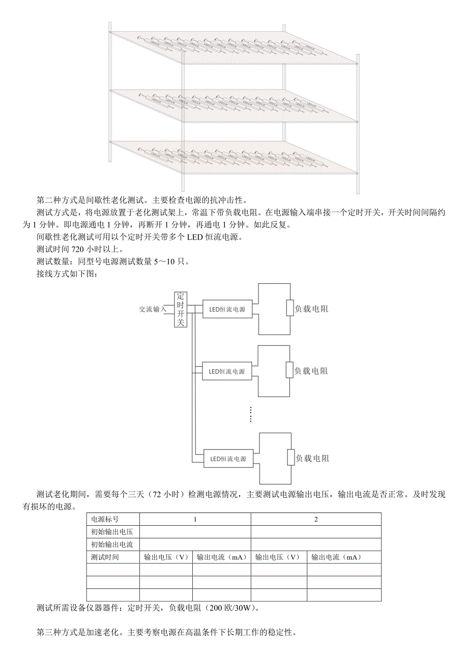 LED恒流电源老化测试方案_第4页