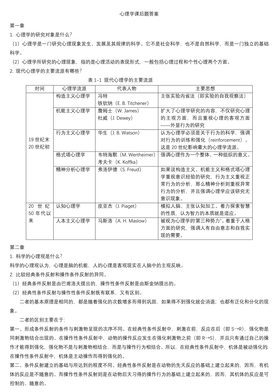 心理学课后题答案_第1页