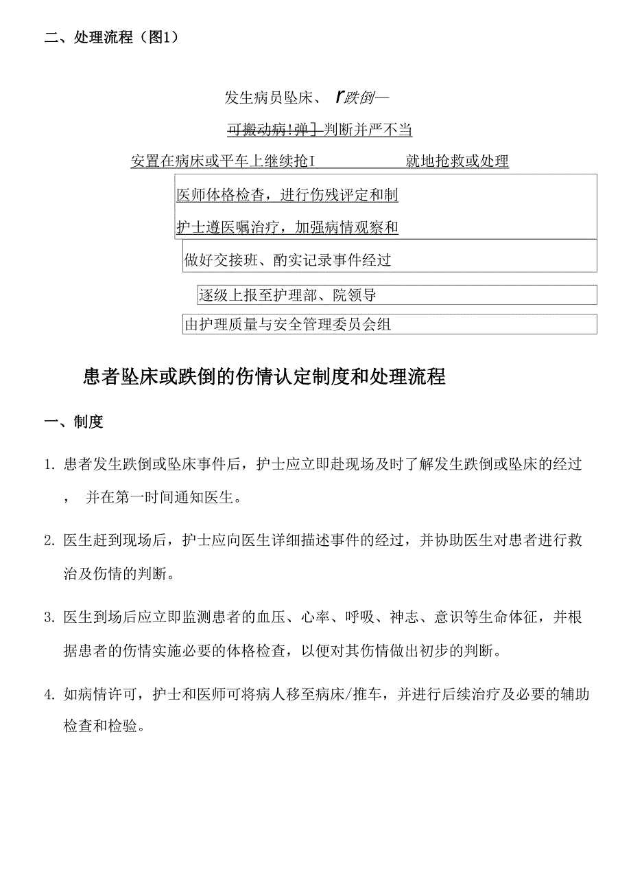 防范患者跌倒坠床的管理制度流程_第3页