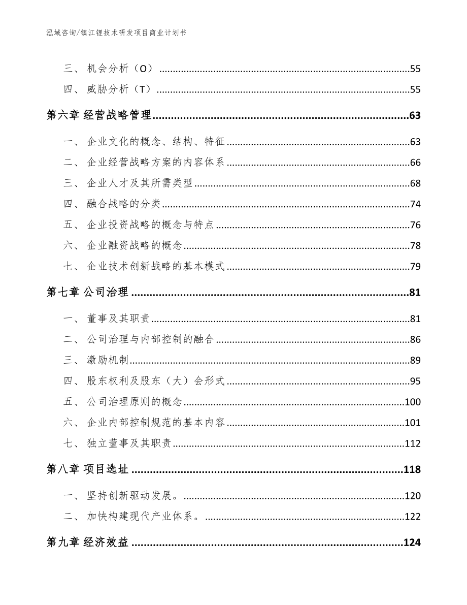 镇江锂技术研发项目商业计划书模板_第4页