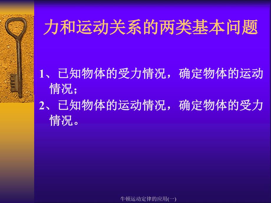 牛顿运动定律的应用一课件_第2页