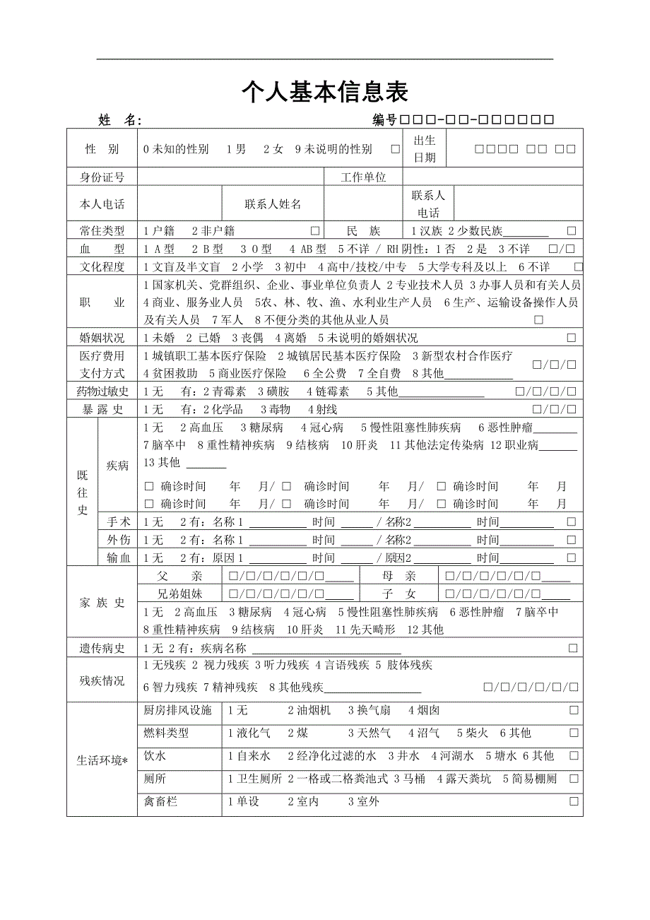 基本公共卫生服务表格_第1页