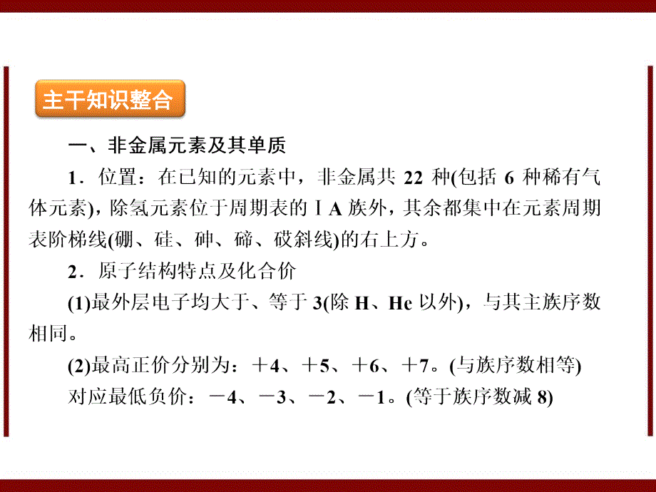 高考化学二轮复习专题11常见非金属元素单质及其重要化合物课件_第2页