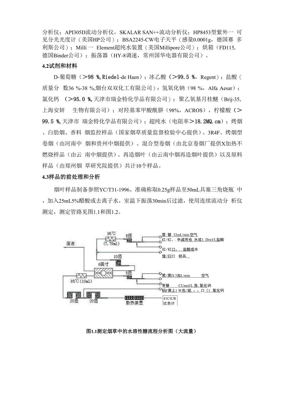 烟草及烟草制品水溶性糖的测定连续流动法_第4页