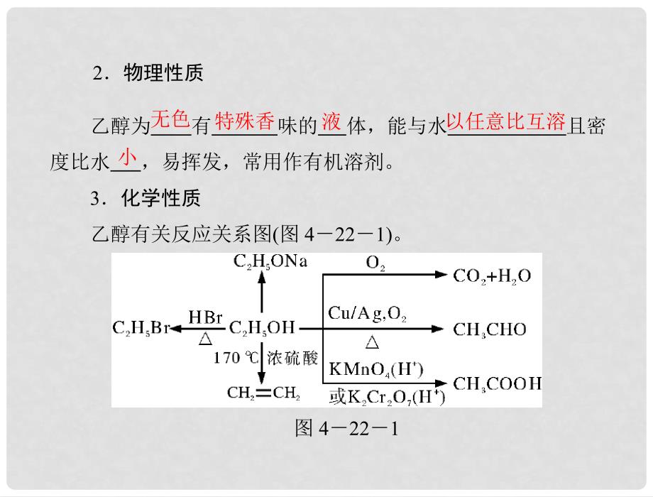 高考化学一轮复习 第四单元 第22讲 醇 酚 醛课件_第4页