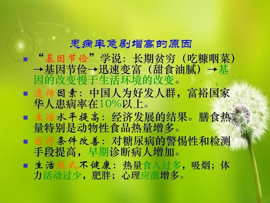 糖尿病健康教育ppt课件_第5页