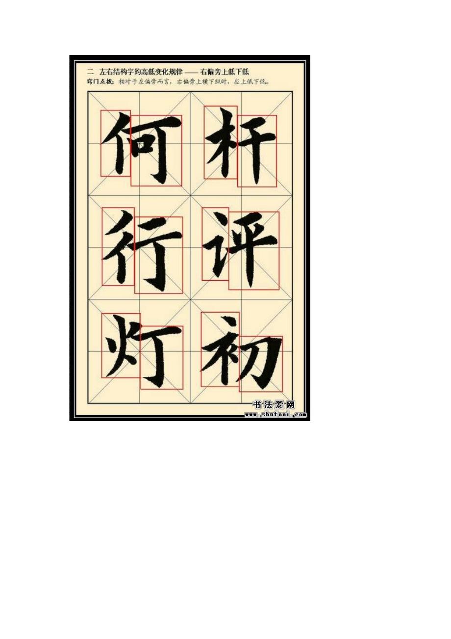 写好汉字：汉字结构组合规律图解_第3页