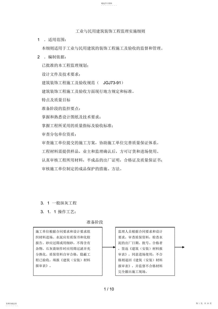 2022年装饰工程监理细则4_第1页