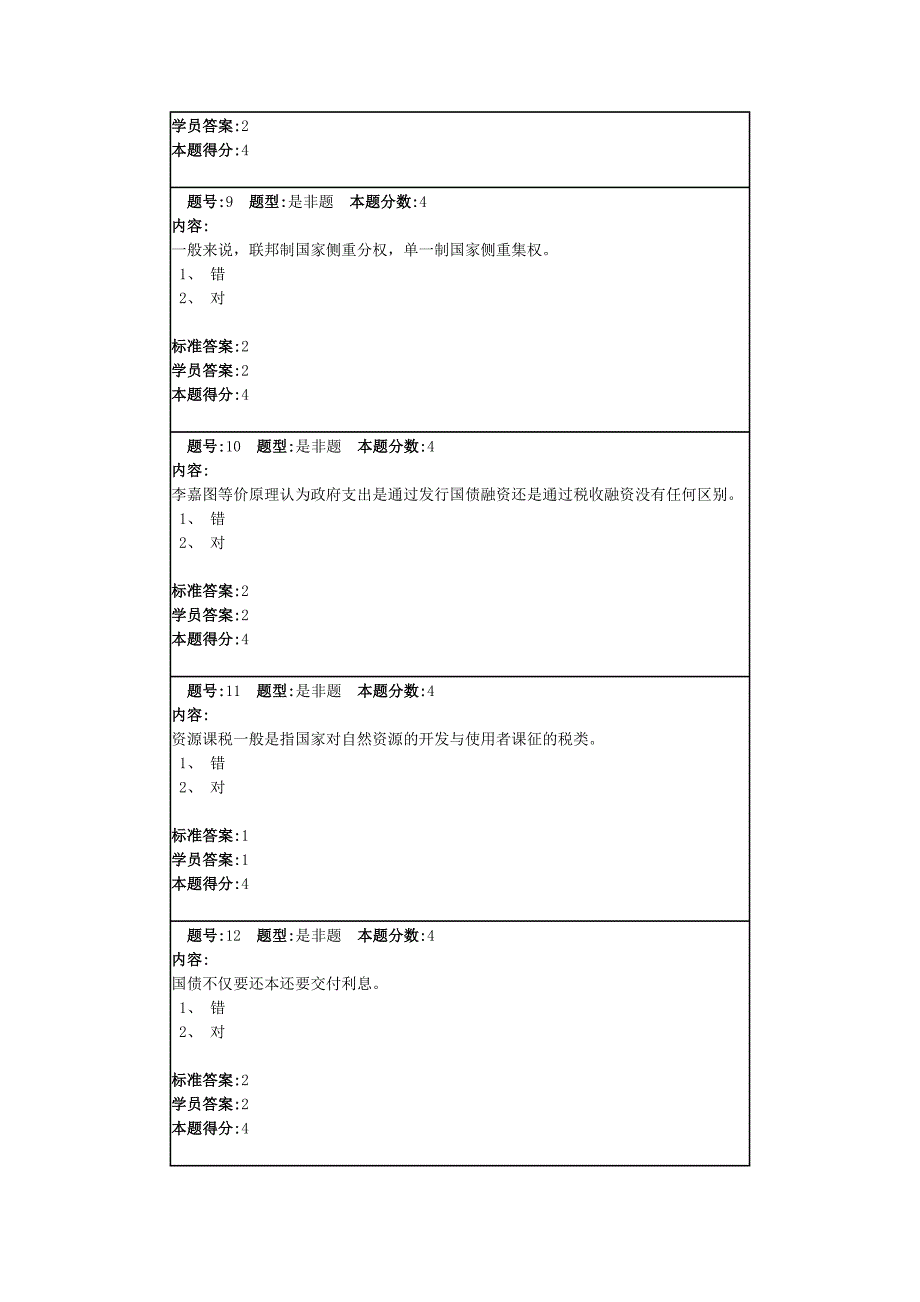 14春《财政学》作业1-4.doc_第3页