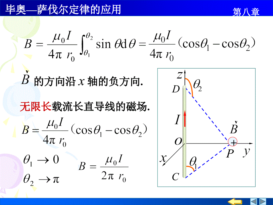 复习毕奥萨伐尔定律的应用_第3页