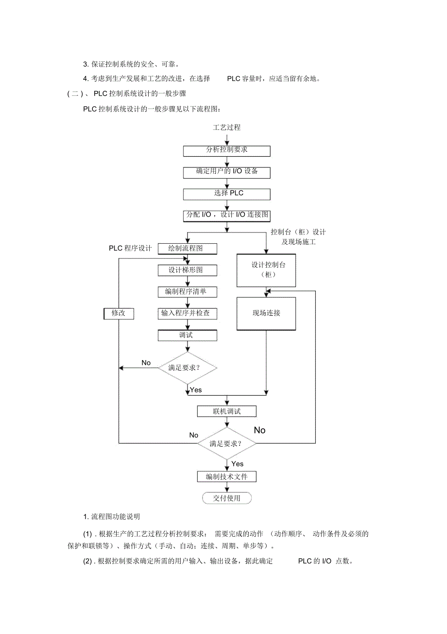 PLC设计内容及步骤_第2页
