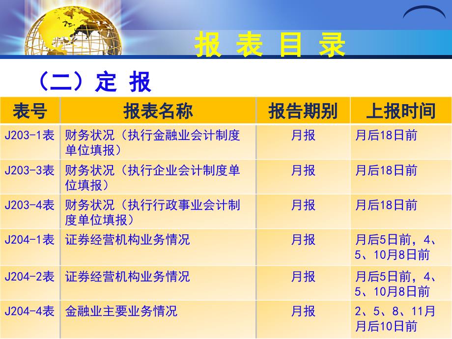 金融业报及统计定报培训会_第3页