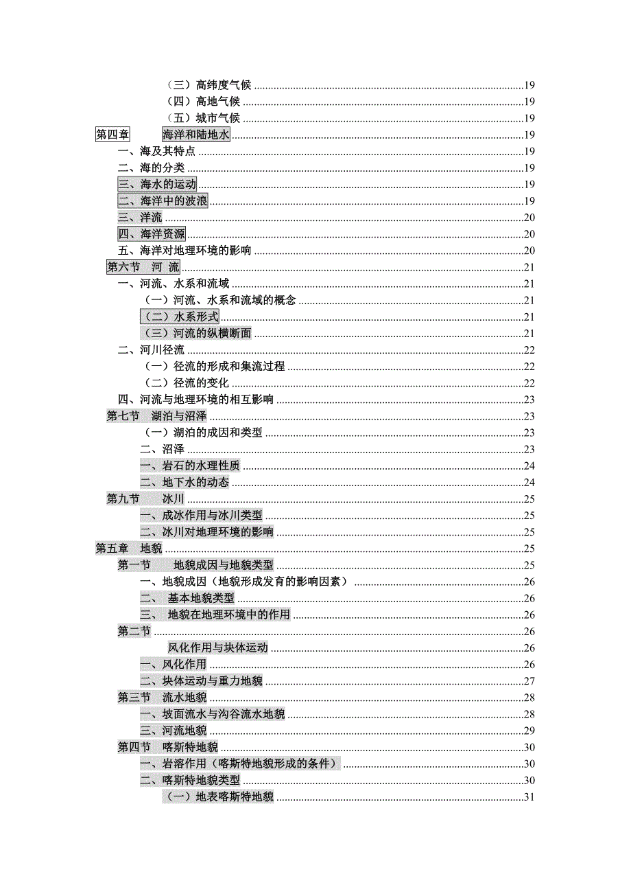 自然地理学考研复习整理_第2页