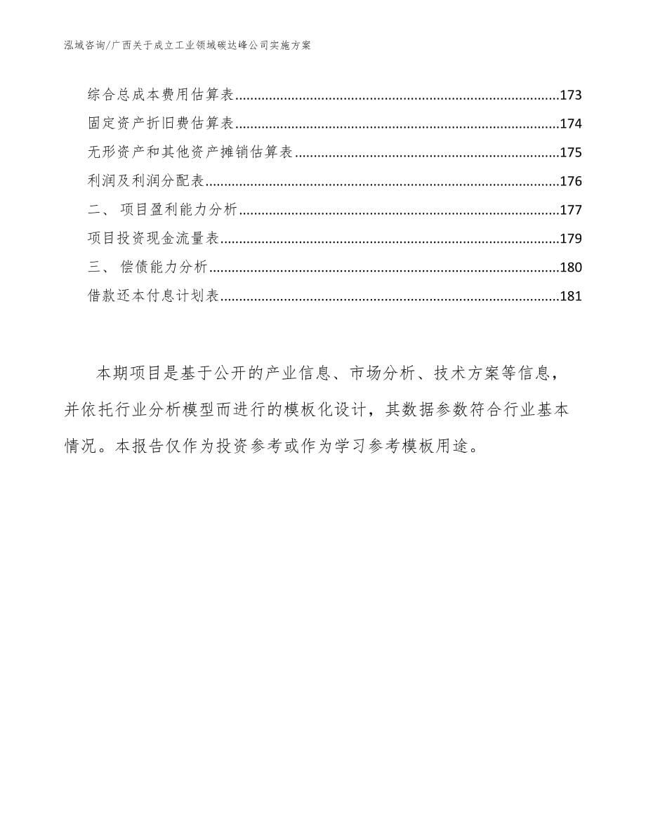 广西关于成立工业领域碳达峰公司实施方案模板范本_第5页