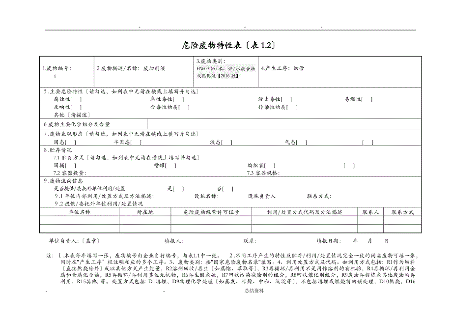 危险废物台账_第3页