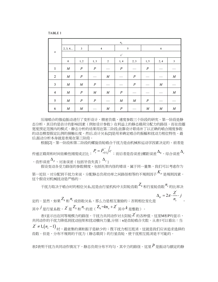 外文翻译--静态负载对非对称行星齿轮振动特性的影响.doc_第2页