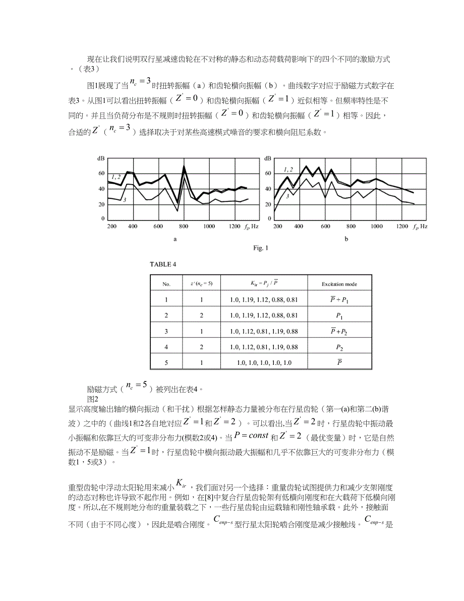 外文翻译--静态负载对非对称行星齿轮振动特性的影响.doc_第4页