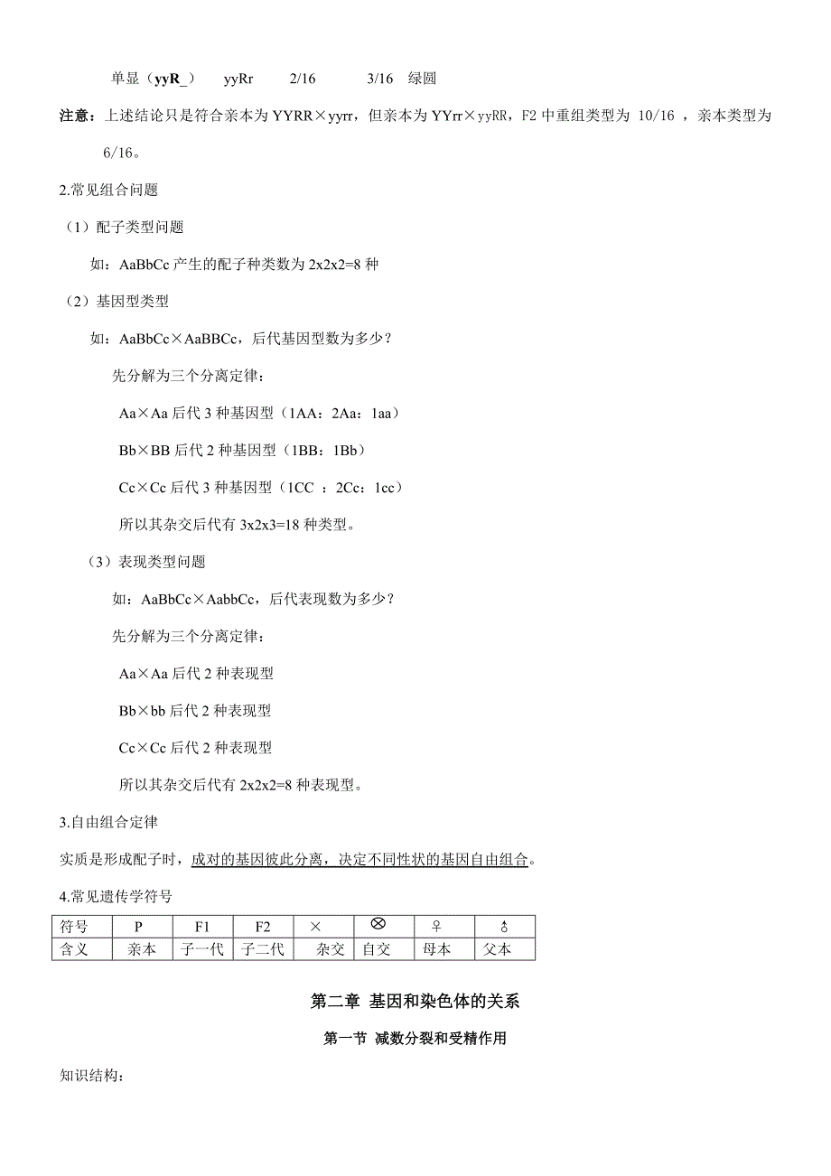 2023年生物必修遗传和变异知识点整理.doc_第3页