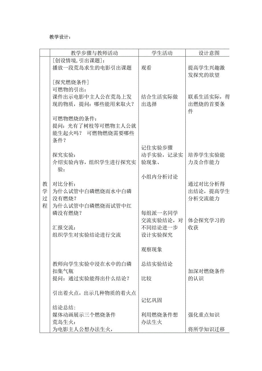 初中化学优秀教学设计_第2页