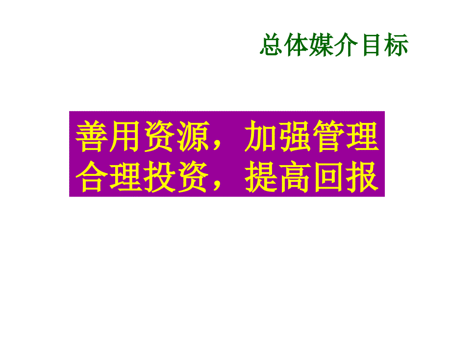 乐百氏总体媒介目标_第1页