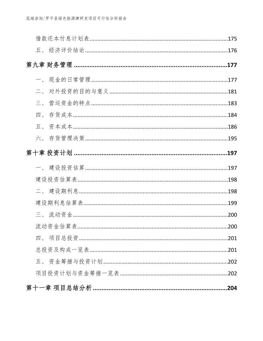 罗平县绿色能源牌研发项目可行性分析报告_第5页