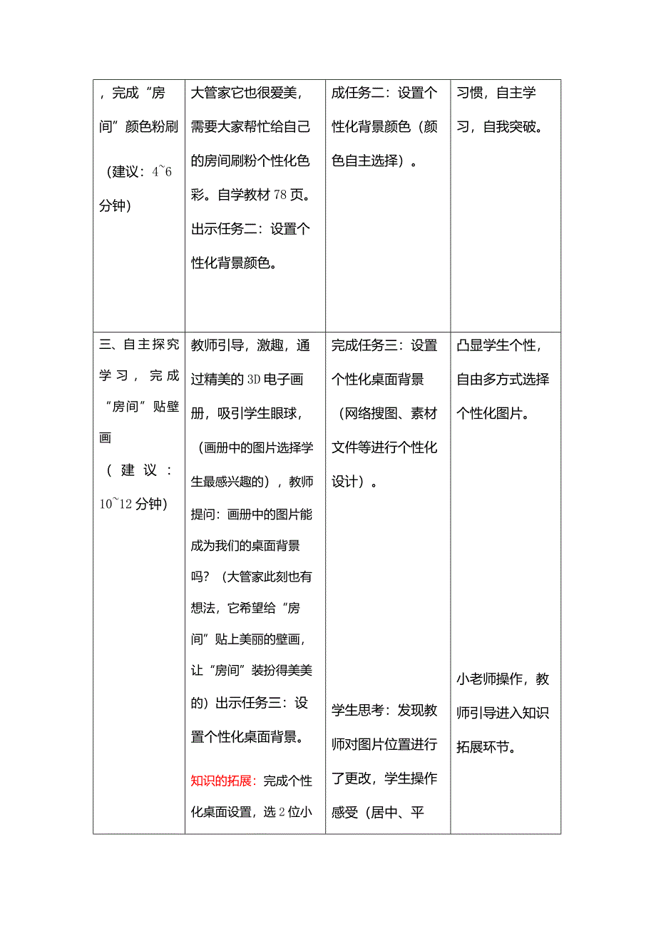 第15课 五年级上册 布置我的房间-设置个性系统3_第3页