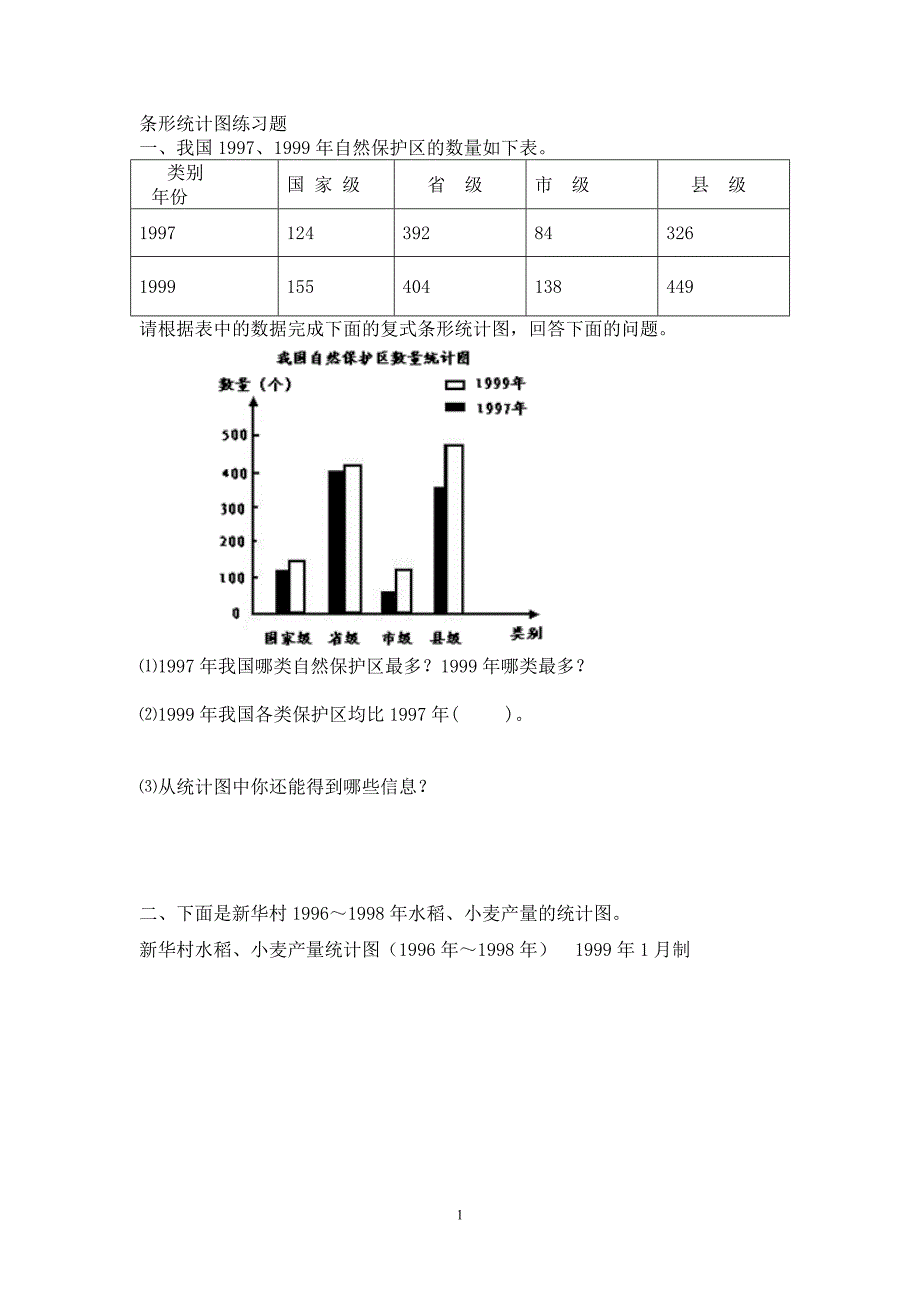 新人教版四年级数学下册第8单元《平均数与条形统计图》试题.doc_第1页