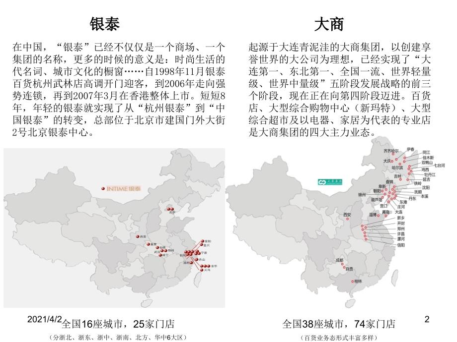 中国各大百货分布_第2页