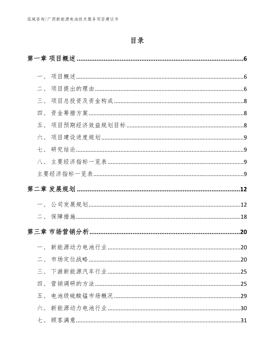 广西新能源电池技术服务项目建议书_第2页