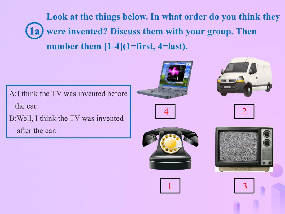 2018-2019学年九年级英语全册 Unit 6 When was it invented Section A（1a-2d）课件 （新版）人教新目标版_第2页