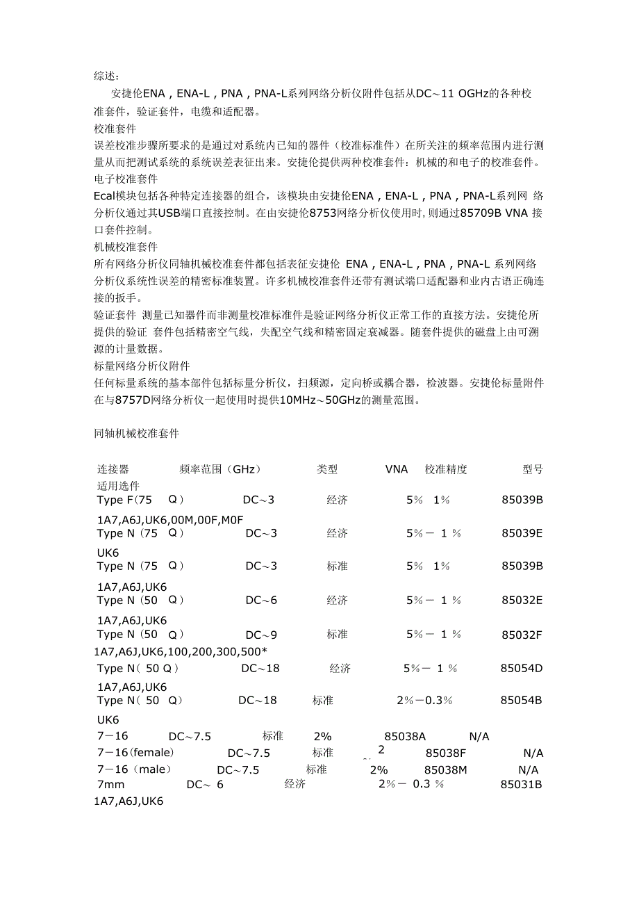 网络分析仪校准件_第1页