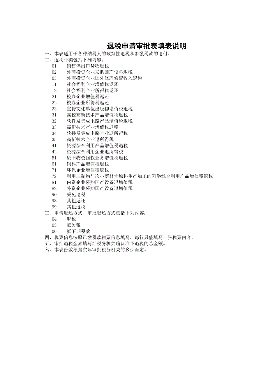 退税申请审批表实用文档_第2页