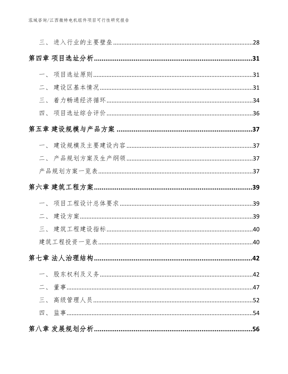 江西微特电机组件项目可行性研究报告_第2页