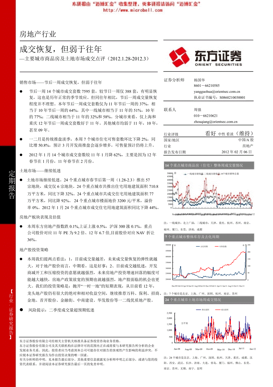 房地产行业成交恢复 但弱于往年_第1页