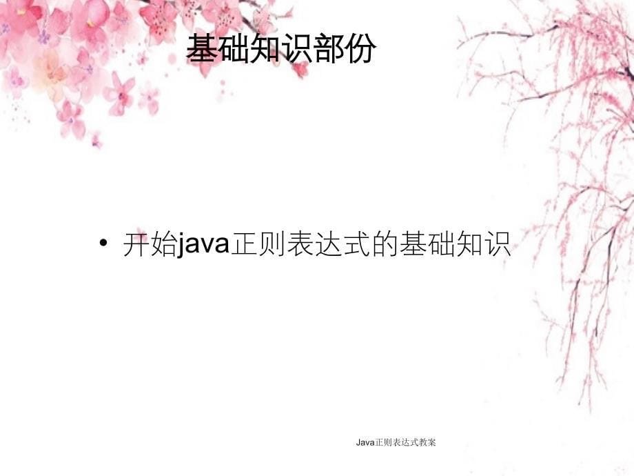 Java正则表达式教案_第5页